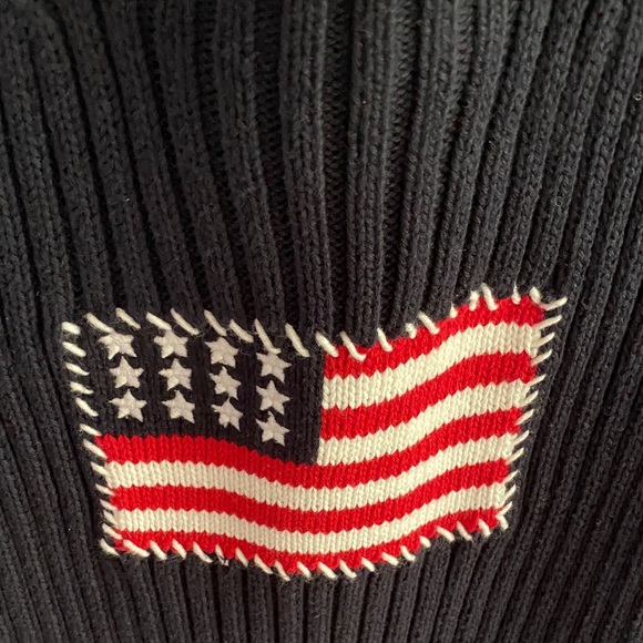 Vintage Casual Corner Navy and Red Sweater Vest - Picture 4 of 7